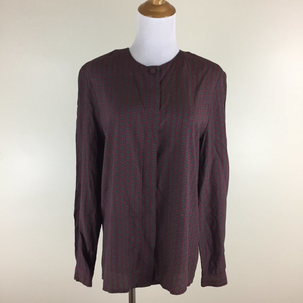 BROOKS BROTHERS Multi-Color Hidden Button Shirt - Picture 3 of 8
